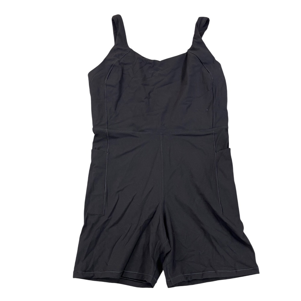 Calia Inspire Short Bodysuit‎ Women's Large Black Activewear NWT - $108 Value